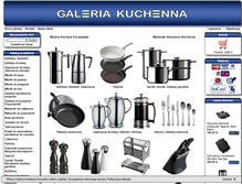 Tablet Screenshot of galeriakuchenna.pl